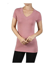 Hollywood Star Fashion Women's Deep V-Neck Short-Sleeve Shirt
women