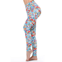 KYKU Brand Unicorn Leggings Women Leggins Fitness Legging Sexy Pants High Waist Push Up Shiny 3d Printed Rainbow Star Cat Donuts- Women