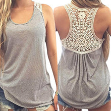 Lace Camisole,Hemlock Women Sleeveless Blouse Shirt Short Tank Top Sexy Sport Vest (M, Gray)
women