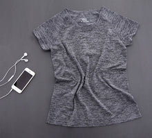 VEAMORS Women Quick Dry Sport Yoga Shirt, Short Sleeve Breathable Exercises Yoga Top T-Shirts For Gym Running Fitness
women