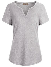 Miusey Womens Short Sleeve V Neck Casual Tunic Shirt
WOMEN