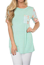 Chellysun Women's V-neck Casual Short Sleeve T-shirt Blouse Tees Tops
women