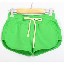 SAGUARO Shorts Women Summer 2017 Fashion Elastic Waist Soft Cotton Short Feminino Casual Fitness Workout Plus Size Short Pants
women