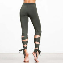 Women Ballerina Yoga Pants Sport Leggings Fitness Cross Yoga High Waist Ballet Dance Tight Bandage Yoga Cropped Pants Sportswear
women
