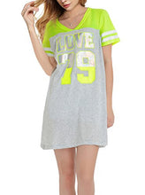 Nightshirts for Women Plus Szie Scoop Neck Sleep Tee Nightshirt
women