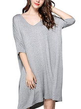 Nightshirts for Women Plus Szie Scoop Neck Sleep Tee Nightshirt
women