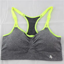 B.BANG Sexy Women Push Up Bra Running Sports Shirts for Yoga Gym Fitness Patchwork Tops For Girls and Woman Adjustable Strap Bra
women