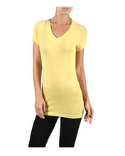 Hollywood Star Fashion Women's Deep V-Neck Short-Sleeve Shirt
women