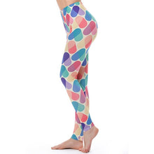 KYKU Brand Unicorn Leggings Women Leggins Fitness Legging Sexy Pants High Waist Push Up Shiny 3d Printed Rainbow Star Cat Donuts- Women