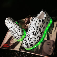 Yeafey USB Krasovki Luminous Sneakers Woman Mens Fashion Illuminated Glowing Sneakers Children Shoes with Light Female Shoes-kids