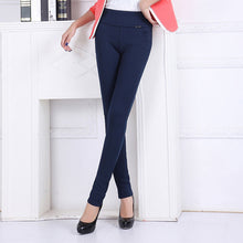 HEE GRAND 2017 New High Stretch Women Pants Cotton Ladies Pencil Pants High Waist Trousers Pantalon Femme Plus Size 4XL WKP268
women