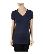 Hollywood Star Fashion Women's Deep V-Neck Short-Sleeve Shirt
women