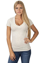 Hollywood Star Fashion Women's Deep V-Neck Short-Sleeve Shirt
women