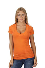 Hollywood Star Fashion Women's Deep V-Neck Short-Sleeve Shirt
women