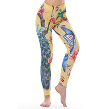KYKU Brand Unicorn Leggings Women Leggins Fitness Legging Sexy Pants High Waist Push Up Shiny 3d Printed Rainbow Star Cat Donuts- Women