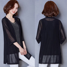 2017 Summer Kimono Cardigan Women Loose Long Blouses Shirt Large Size Chiffon Beach Shirts Sunscreen Clothing Blusas Plus Size
women