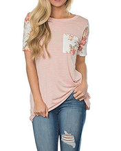Chellysun Women's V-neck Casual Short Sleeve T-shirt Blouse Tees Tops
women