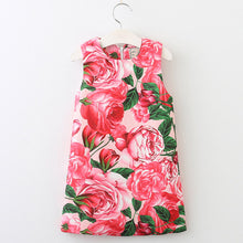 2017 Brand New Girl Princess Dress Girls Dresses Kids Clothes Graffiti Print Design Kids Dresses for Girls 3-8Y Clothes
kids