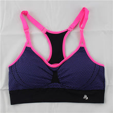 B.BANG Sexy Women Push Up Bra Running Sports Shirts for Yoga Gym Fitness Patchwork Tops For Girls and Woman Adjustable Strap Bra
women