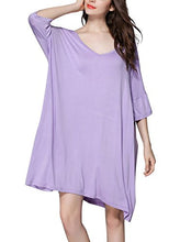 Nightshirts for Women Plus Szie Scoop Neck Sleep Tee Nightshirt
women