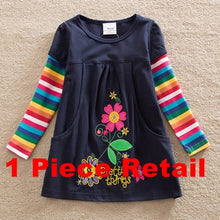 2-8Y Retail Dresses For Girls Pink Gray Cartoon Kids Dress For Baby Summer Girl Clothes Princess Party Dresses LH5460 H5460 Mix
kids