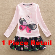 2-8Y Retail Dresses For Girls Pink Gray Cartoon Kids Dress For Baby Summer Girl Clothes Princess Party Dresses LH5460 H5460 Mix
kids