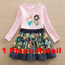 2-8Y Retail Dresses For Girls Pink Gray Cartoon Kids Dress For Baby Summer Girl Clothes Princess Party Dresses LH5460 H5460 Mix
kids