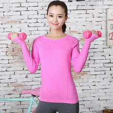 RODEX Yoga Shirt Women Gym Sports Fitness Women Running Clothes For Women Solid Long Sleeve Spring Autumn Base Shirt Fitness
women