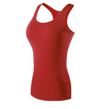 YEL Hot Sexy Fitness Tight Sport Yoga Shirt Quick Dry Sleeveless Sportswear Blouses Running Vest Workout Crop Top Female T-shirt
women