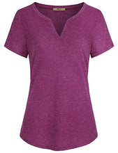 Miusey Womens Short Sleeve V Neck Casual Tunic Shirt
WOMEN