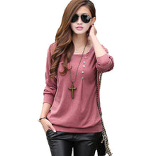 2017 tee shirt femme fashion O-neck tshirt women casual loose bat sleeve cotton T-shirt winter tops plus size women t shirt 5XL
WOMEN