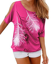 Relipop Women's Fashion Off Shoulder Tops Short Sleeve Blouse Casual T-Shirt
women