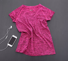 VEAMORS Women Quick Dry Sport Yoga Shirt, Short Sleeve Breathable Exercises Yoga Top T-Shirts For Gym Running Fitness
women