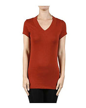 Hollywood Star Fashion Women's Deep V-Neck Short-Sleeve Shirt
women