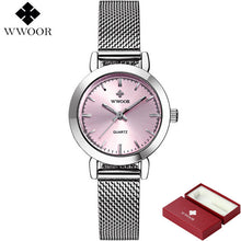 Brand Luxury Women Watches Ladies Casual Quartz Watch Female Clock Silver Stainless Steel Bracelet Dress Watch relogio feminino
women
