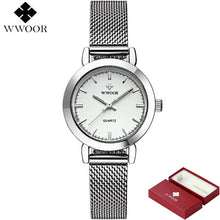 Brand Luxury Women Watches Ladies Casual Quartz Watch Female Clock Silver Stainless Steel Bracelet Dress Watch relogio feminino
women