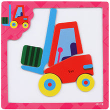 montessori Wooden Toys for Children 3D Magnetic Puzzles Tiger/Bear/Frog Cartoon Animals kids toys Tangram Child christmas Gift
kids
