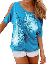 Relipop Women's Fashion Off Shoulder Tops Short Sleeve Blouse Casual T-Shirt
women
