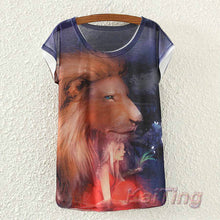 KaiTingu 2017 New Fashion Vintage Spring Summer T Shirt Women Clothing Tops Animal Owl Print T-shirt Printed White Woman Clothes
women