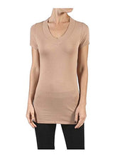 Hollywood Star Fashion Women's Deep V-Neck Short-Sleeve Shirt
women