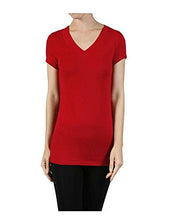 Hollywood Star Fashion Women's Deep V-Neck Short-Sleeve Shirt
women
