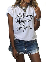 Haola Women's Summer Street Printed Tops Funny Juniors T Shirt Short Sleeve Tees
women