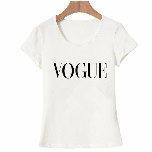 2017 Punk Style Summer Tshirt Harajuku Tumblr VOGUE Letter printed t shirt women Tops Blusa
women