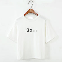 Free Shipping 2017 Summer Style Women's T Shirt Women Tops Loose Embroidered Letters Cotton Short Sleeve T-shirt Female T Shirts
women