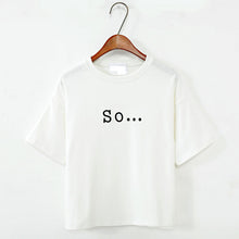 Free Shipping 2017 Summer Style Women's T Shirt Women Tops Loose Embroidered Letters Cotton Short Sleeve T-shirt Female T Shirts
women