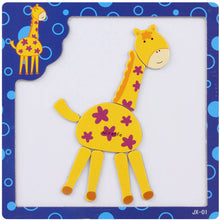 montessori Wooden Toys for Children 3D Magnetic Puzzles Tiger/Bear/Frog Cartoon Animals kids toys Tangram Child christmas Gift
kids