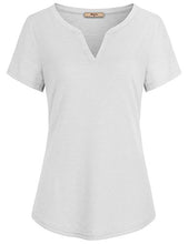 Miusey Womens Short Sleeve V Neck Casual Tunic Shirt
WOMEN