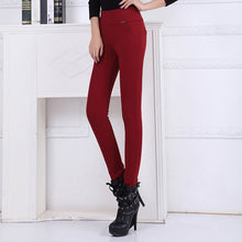HEE GRAND 2017 New High Stretch Women Pants Cotton Ladies Pencil Pants High Waist Trousers Pantalon Femme Plus Size 4XL WKP268
women