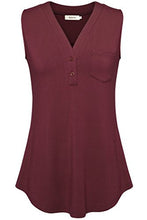 Bepei Womens Sleeveless Shirts Summer Tops Casual Tanks V Neck Office Wear
women