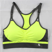 B.BANG Sexy Women Push Up Bra Running Sports Shirts for Yoga Gym Fitness Patchwork Tops For Girls and Woman Adjustable Strap Bra
women